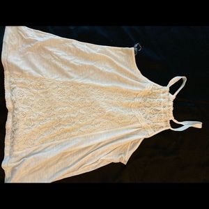 Cream colored halter top